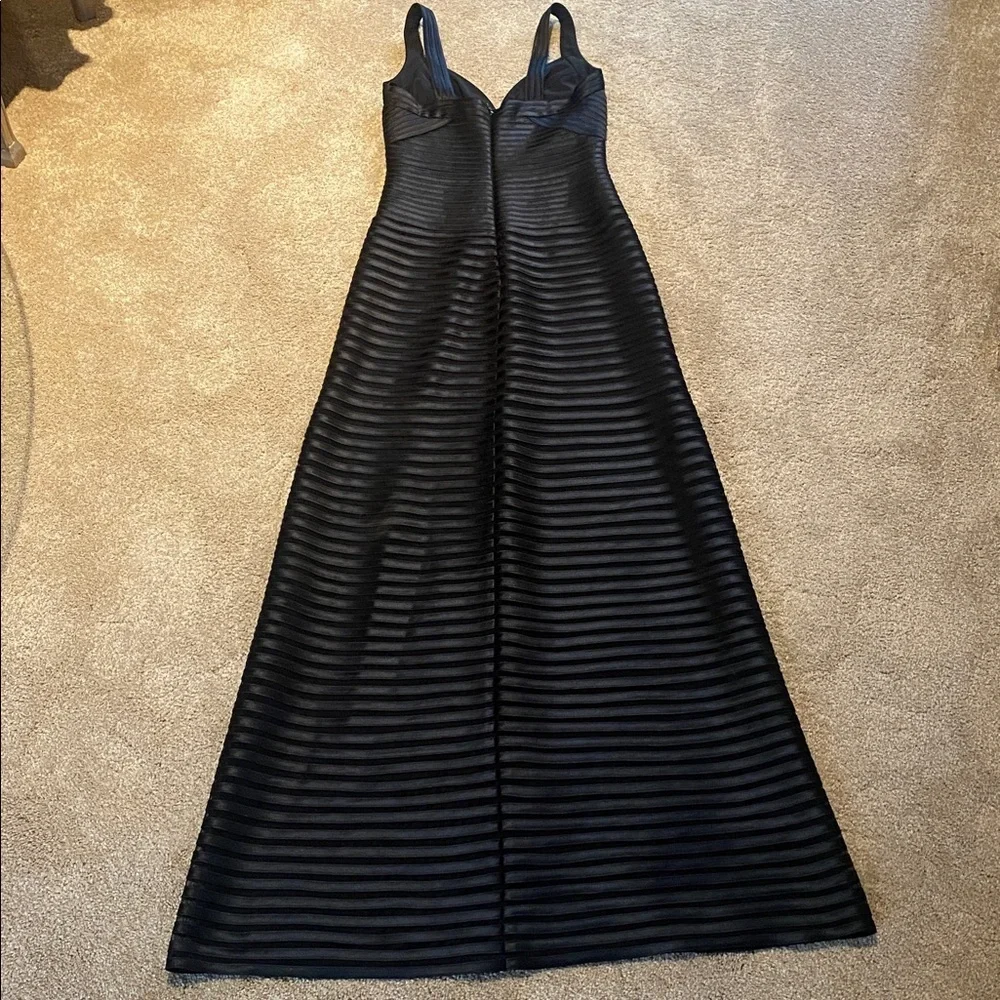 BCBGMAXAZRIA Satin/Mesh Sweetheart Neckline Evening Cocktail Gown/Prom/Wedding - Picture 12 of 15